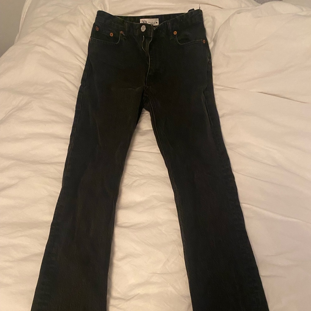 Womens black Zara jeans